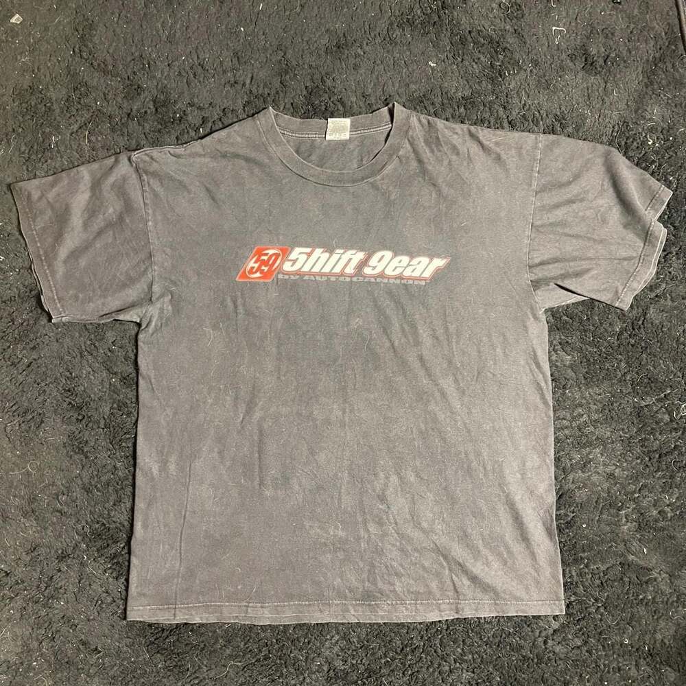 Vintage Shift Gear Autocannon S2000 Graphic T-Shirt Black Y2K Streetwear XL
